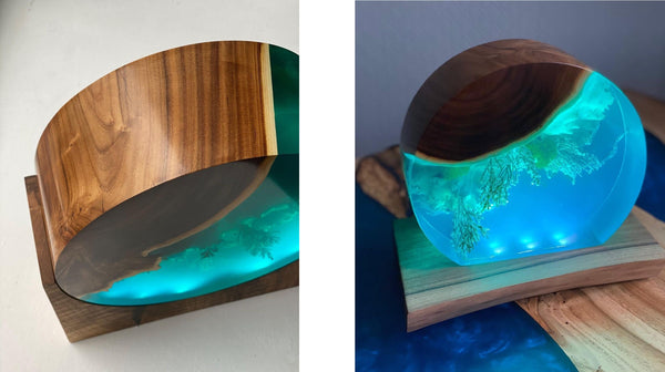 Epoxy Resin Wood Lamp with LED Lights – Step by Step Tutorial — BALTIC DAY