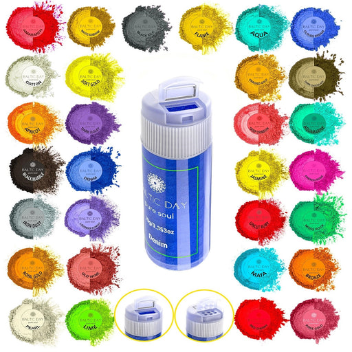 Epoxy Resin Color Pigment - BLUE – 50g  Metallic Colorant Dye, Tint —  BALTIC DAY