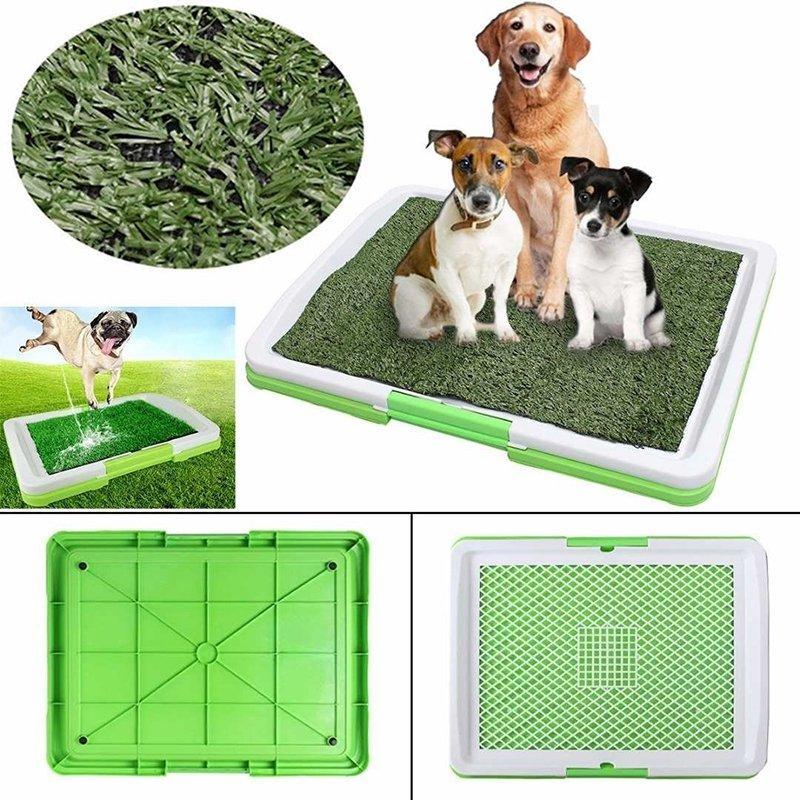 Pet Potty Trainer Grass Mat Dog Puppy Training Pee Patch Pad