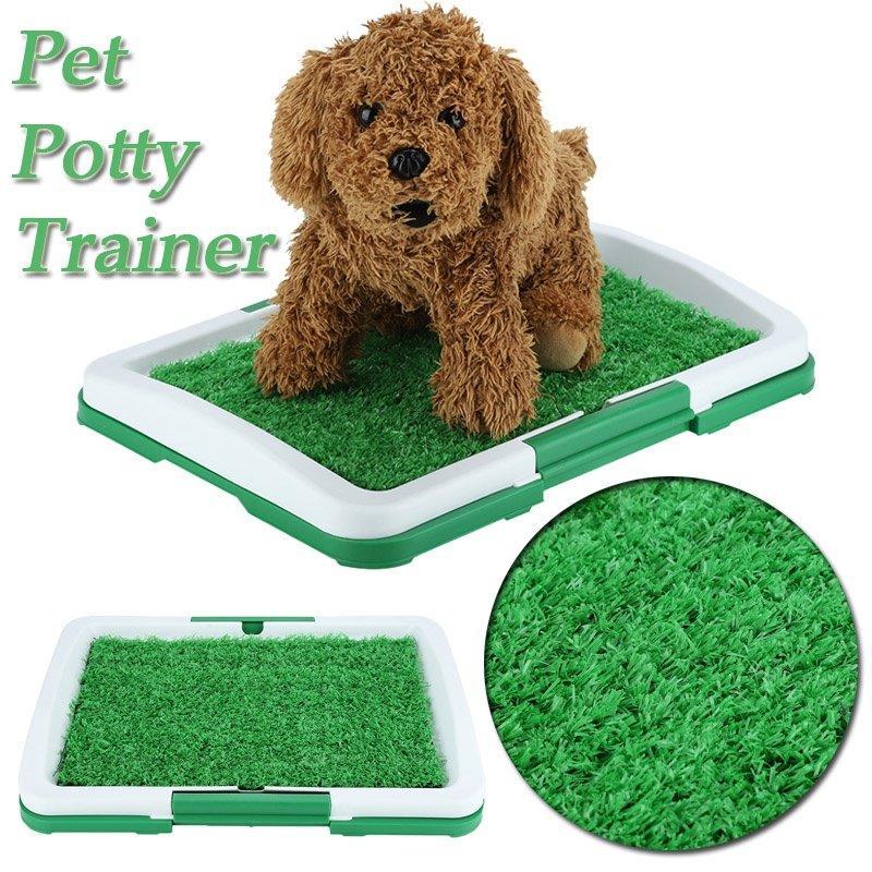 Pet Potty Trainer Grass Mat Dog Puppy Training Pee Patch Pad