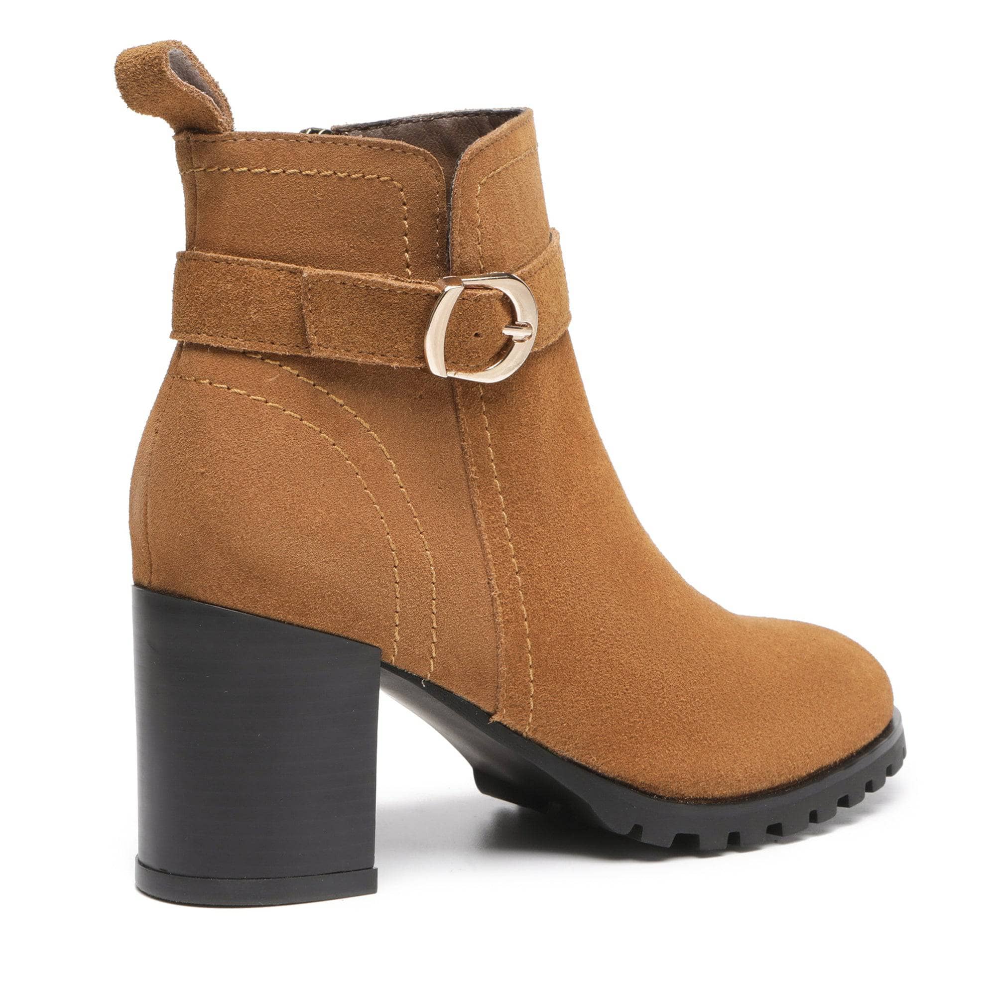 Coney Zipper Leather Ankle Boots – Original UGG Australia Classic