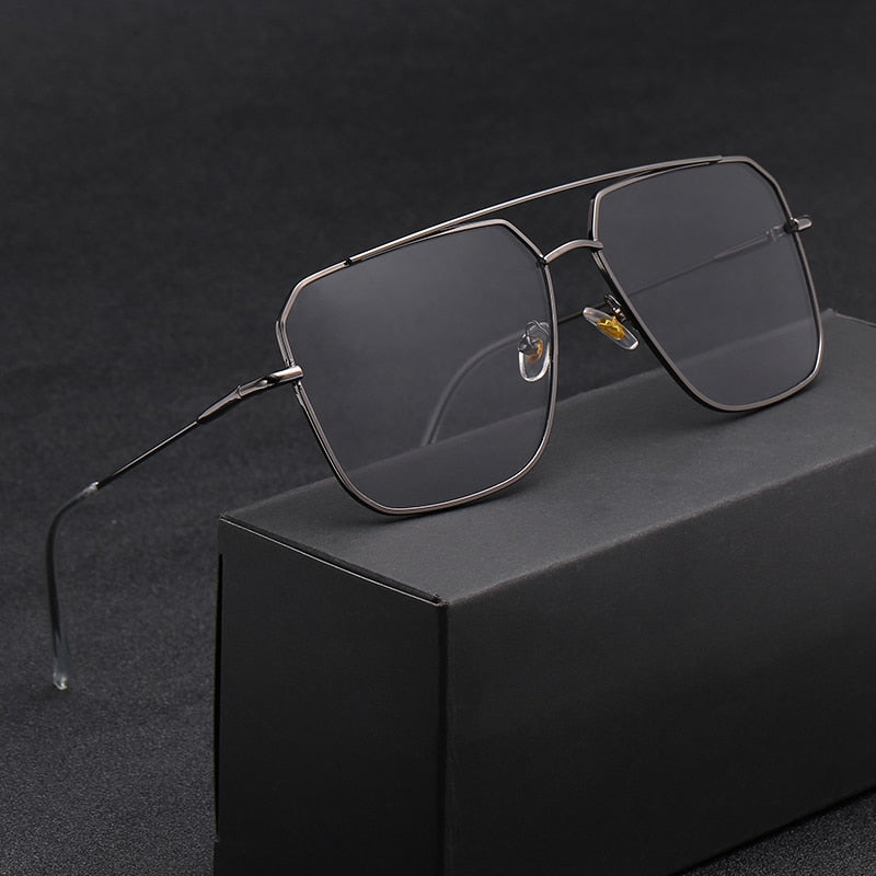 Vintage Oversized Sunglasses Men polygon Anti-Reflective Mirror Classi –  Cinily