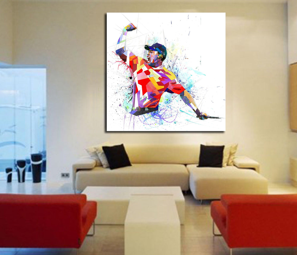 Allen Iverson, Canvas Frame, Kids Wall Decor, Basketball Fan, Man Cave Gift  for Him - Her, Sports Canvas Wall Art