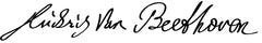 Ludwig van Beethoven Signature-Star Statues