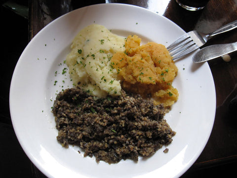 Haggis - traditional Scottish dish