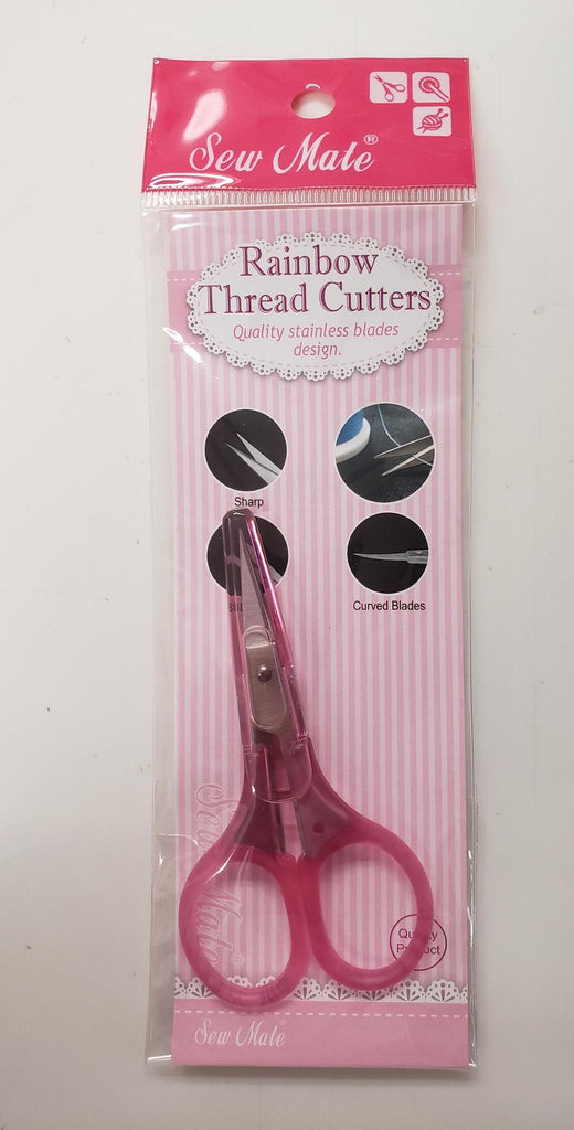 Sew Mate ~ Rainbow Thread Cutter Scissors ( Pink )