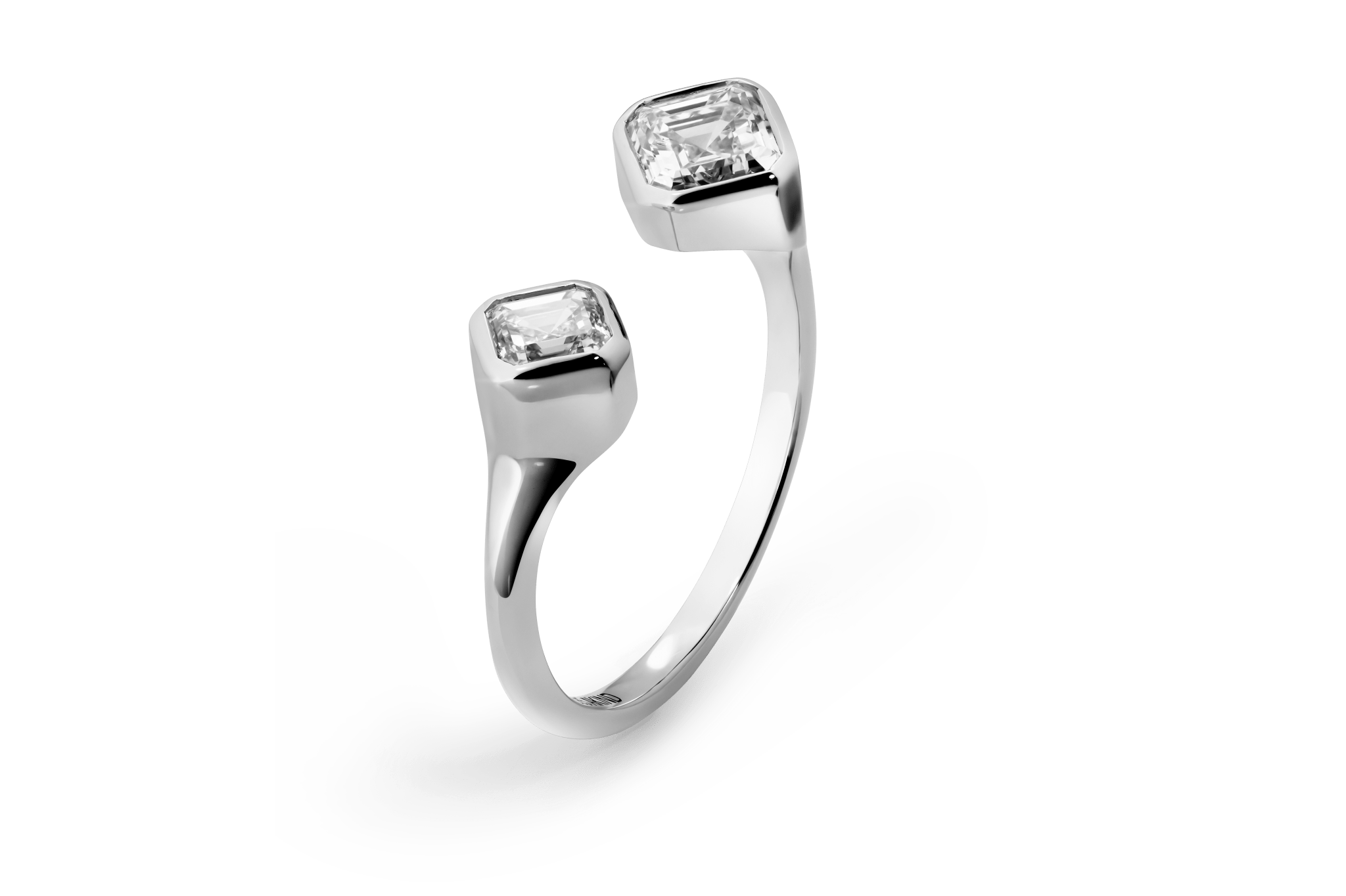 Akind - Toi et Moi Diamond Ring - 14K White Gold