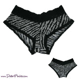 Zebra Print All Lace Hipster