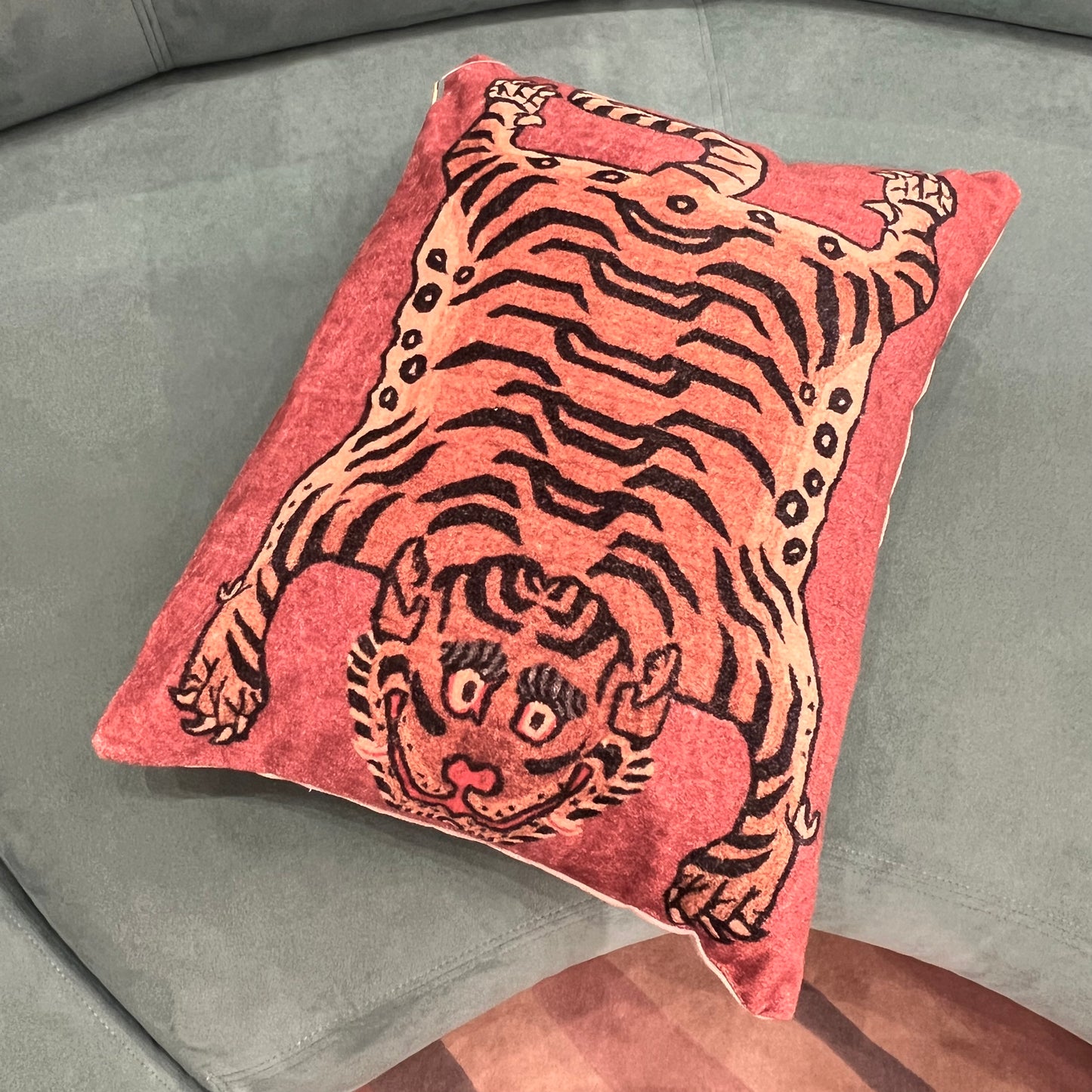 Tibetan Tiger Cushion 12"x 16"
