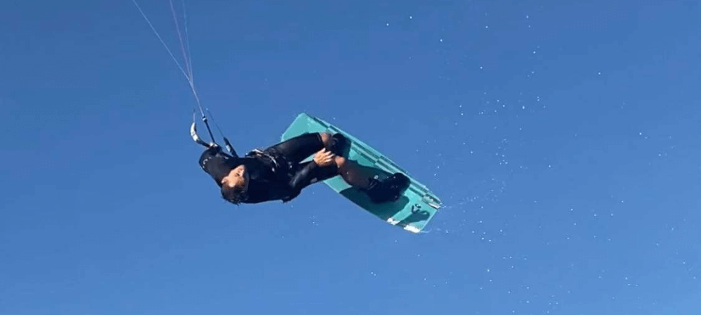 Alex Djuric Freestyle Kiteboarding Trick KGB