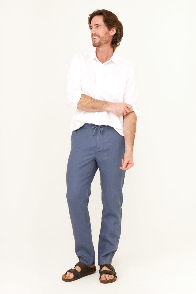 Linen Pants Men Summer | Linen Trousers | Casual Pants - Mens Linen Cotton  Pants Length - Aliexpress