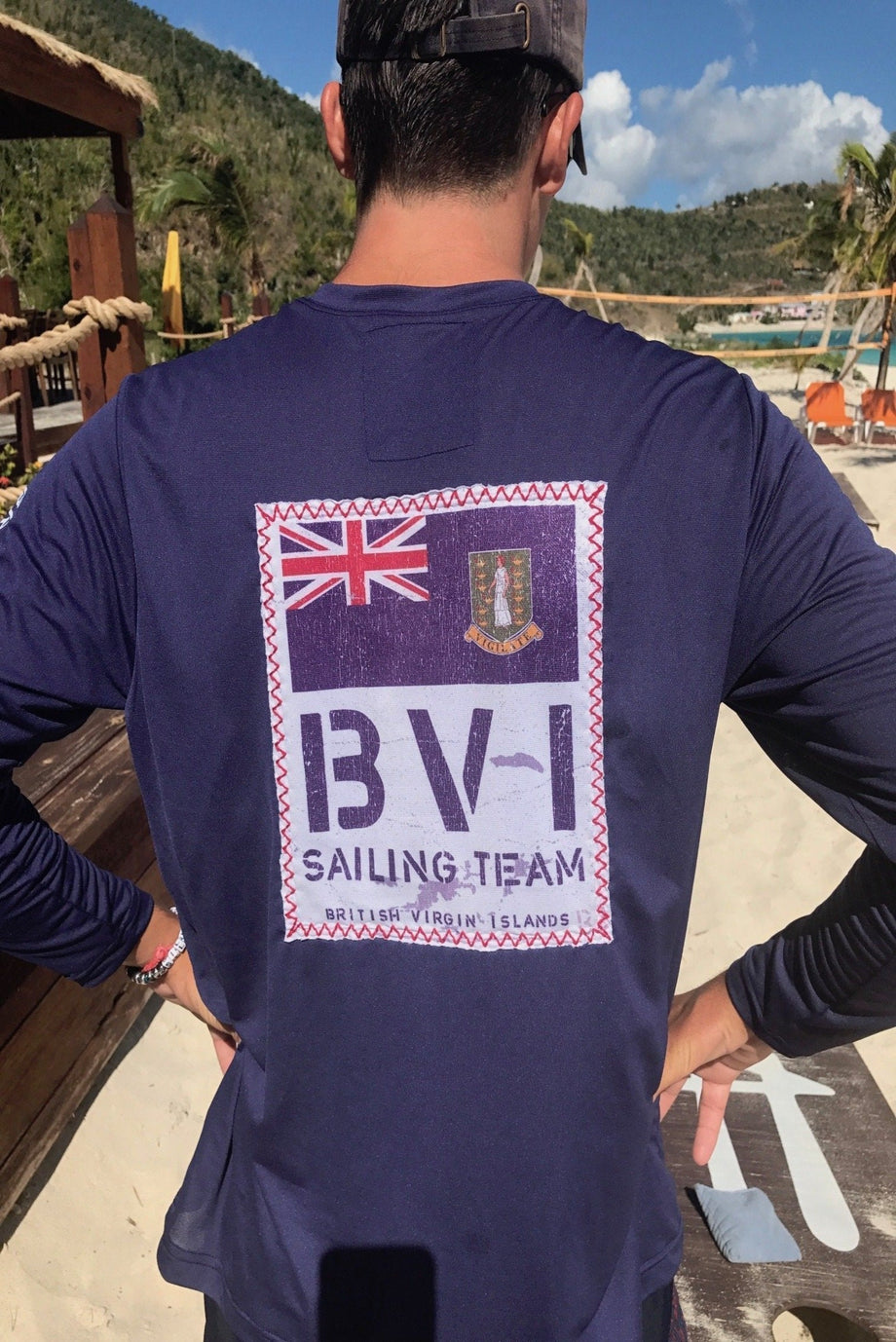 BVI Sailing Team UPF50 Shirt - Ocean Blue – HIHO