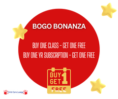 BOGO Free Online child care classes