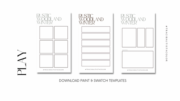 #tracibautistaCOLOR paint & swatch printable cards