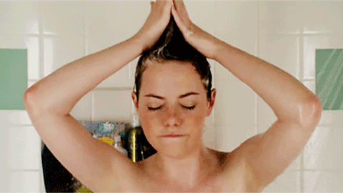 aplique GIF nao lavar cabelo agua quente saude de cabelos aplique belabelinda