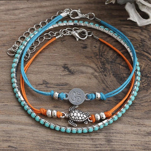 Clean Waves Jewellery Summer Sun Anklet Set 