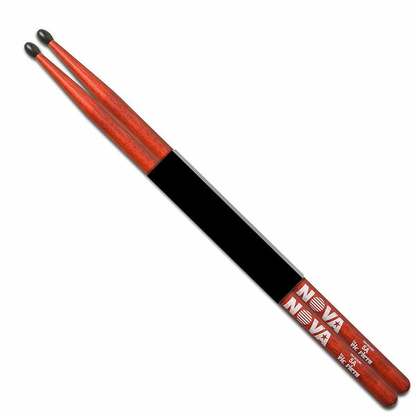 Nova By Vic Firth VF-N5ANR Red 5A Nylon Tip Drum Sticks – Craigs