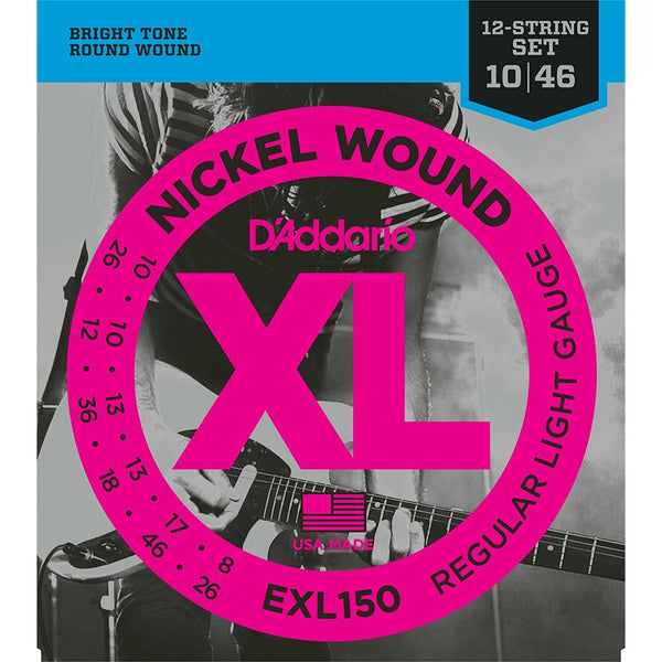 EXL156 Nickel Round Wound, Fender Bass VI, 24-84 - jeu de 6 cordes