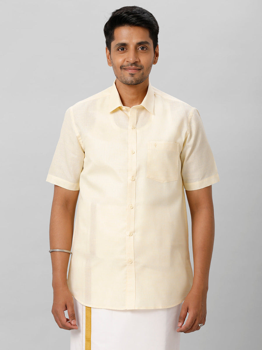 Plain Men Formal Wear Cotton Shirt, Size: M/38, L/40, XL42, XXL/44, Half  Sleeves at Rs 349/piece in Chennai