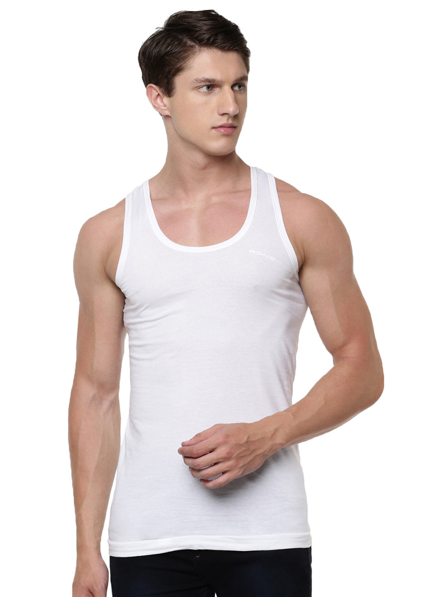 Buy White Vests for Men by Ramraj Cotton Online