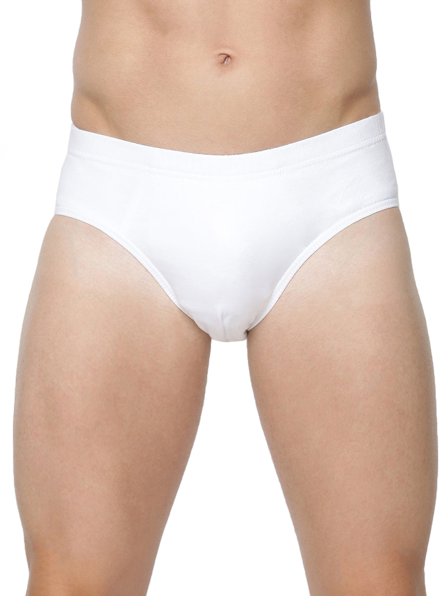 MENS BRIEF WITH INNER ELASTIC- 1 Pcs Pack