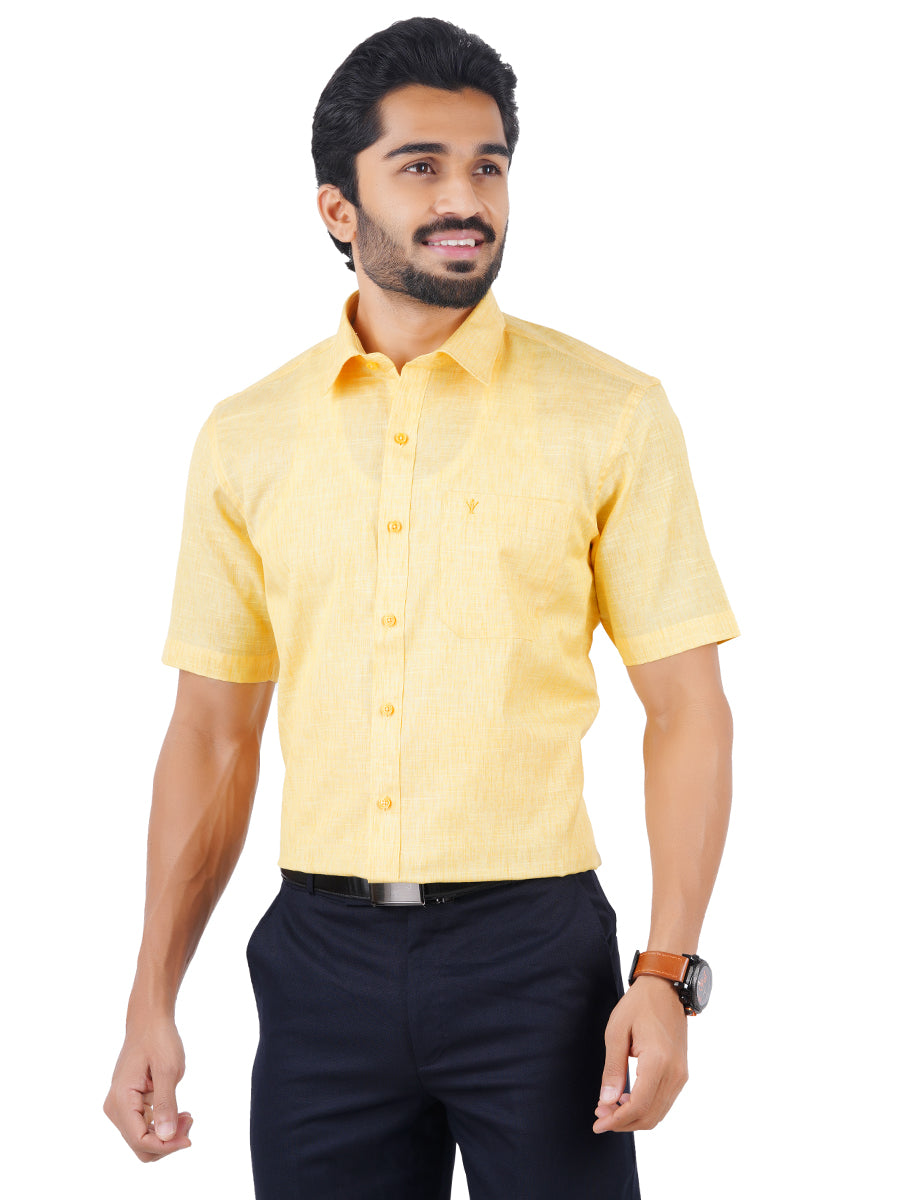 Plain Men Formal Wear Cotton Shirt, Size: M/38, L/40, XL42, XXL/44, Half  Sleeves at Rs 349/piece in Chennai