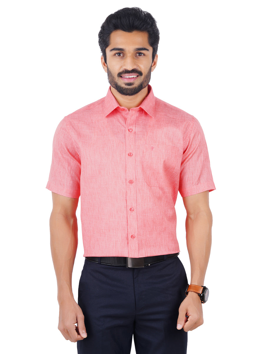 Plain Men Formal Wear Cotton Shirt, Size: M/38, L/40, XL42, XXL/44, Half  Sleeves at Rs 349/piece in Chennai