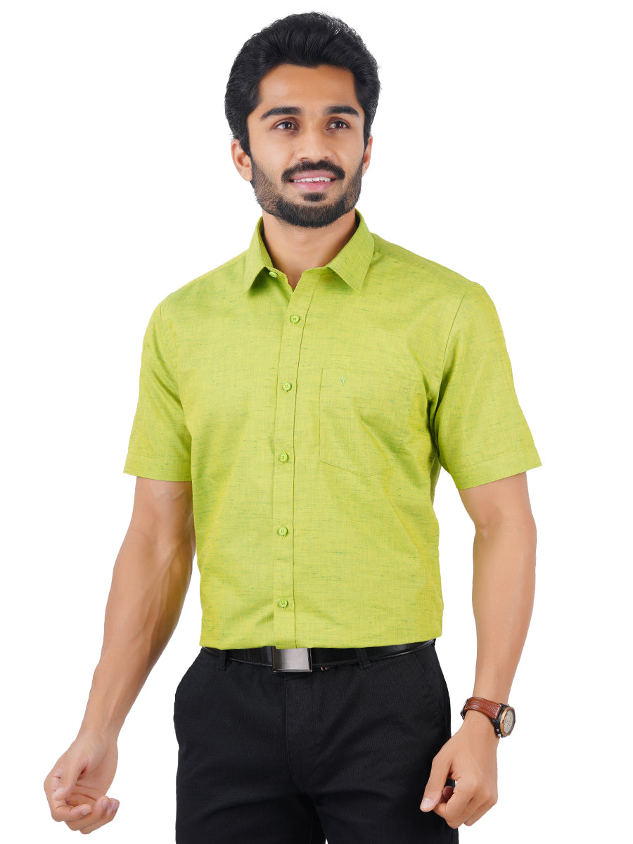 Plain Men Formal Wear Cotton Shirt, Size: M/38, L/40, XL42, XXL/44, Half  Sleeves at Rs 349/piece in Chennai