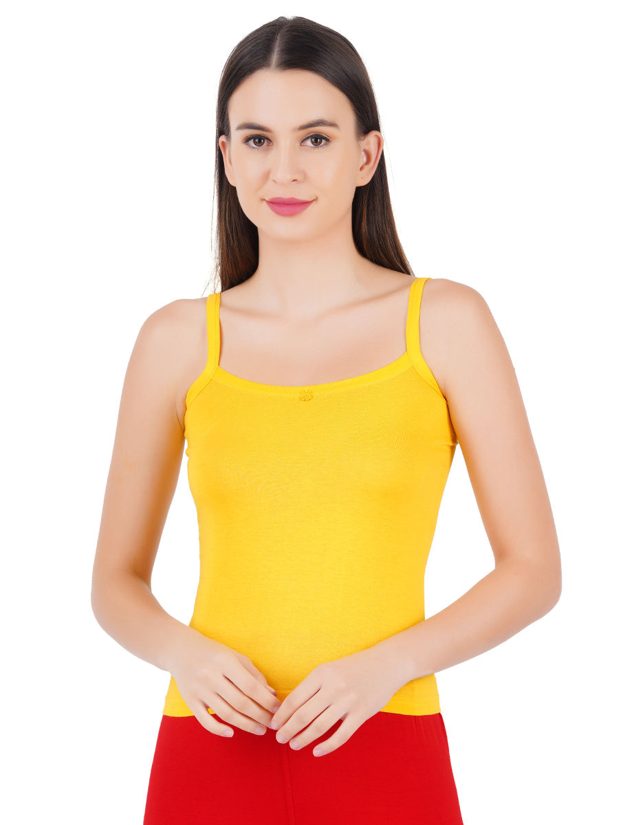 Girl's Combed Cotton Camisole (2 PCs Pack)