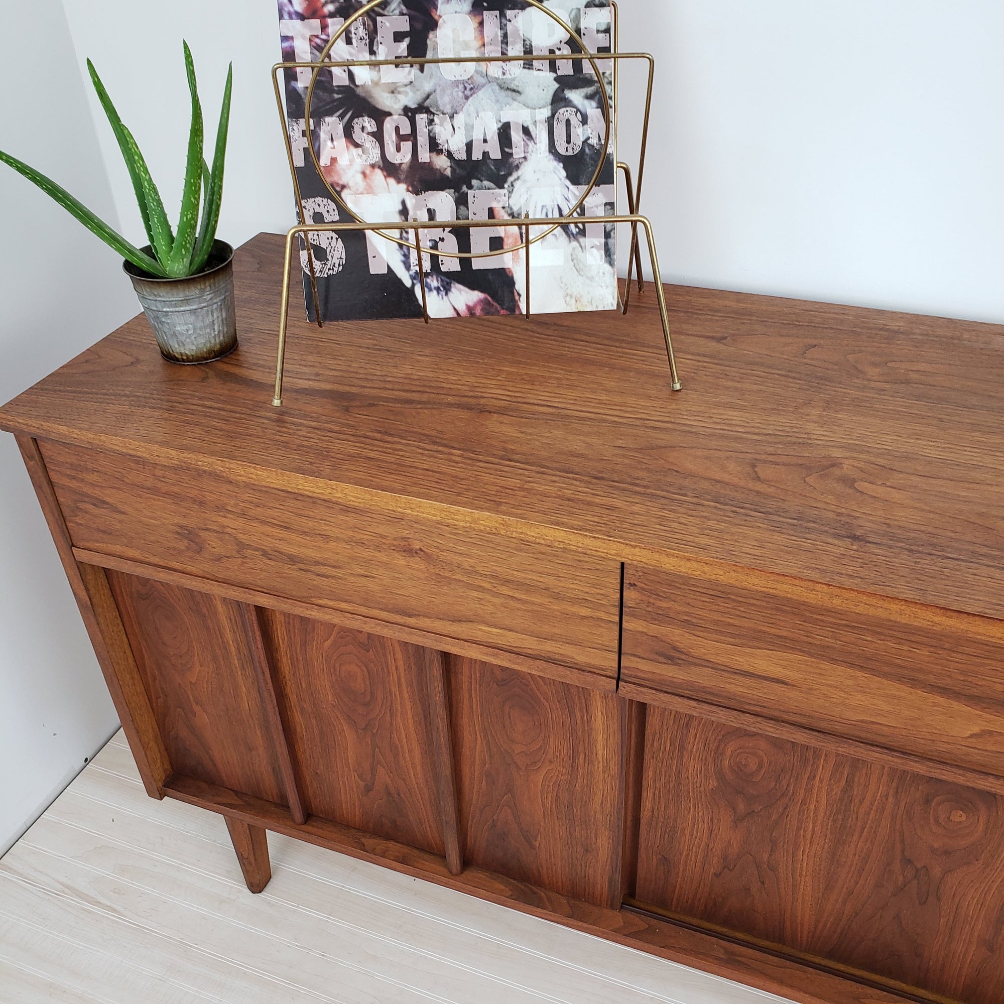 Vintage Walnut Sideboard by Gibbard D5 Decade Five Furniture Co.