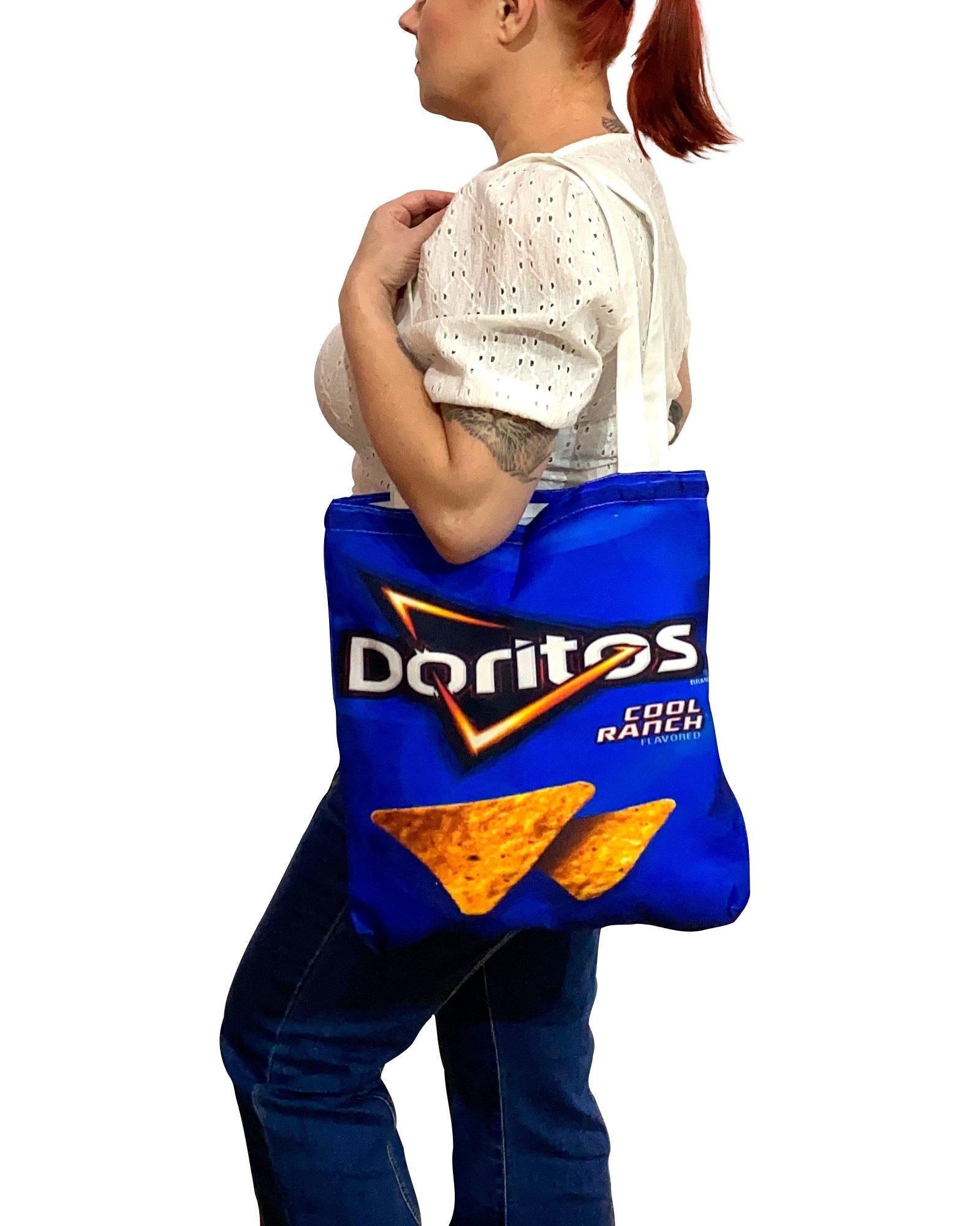  Canvas Tote Printed in Doritos Cool Ranch 