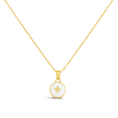 Louis Vuitton White Charm Necklace