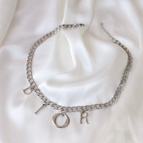 Rework Vintage Silver Dior Lock on Necklace – Relic the Label