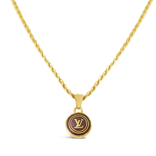 Rework Vintage Louis Vuitton Pastilles Mini Lock Necklace – Relic the Label