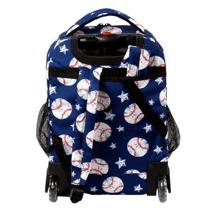 J World New York Duet Baseball Kids Backpack and Lunch Bag Set - Blue - Polyester