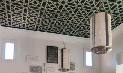 Ceiling Stencil Ideas for Beautiful Home Decor for the Holidays