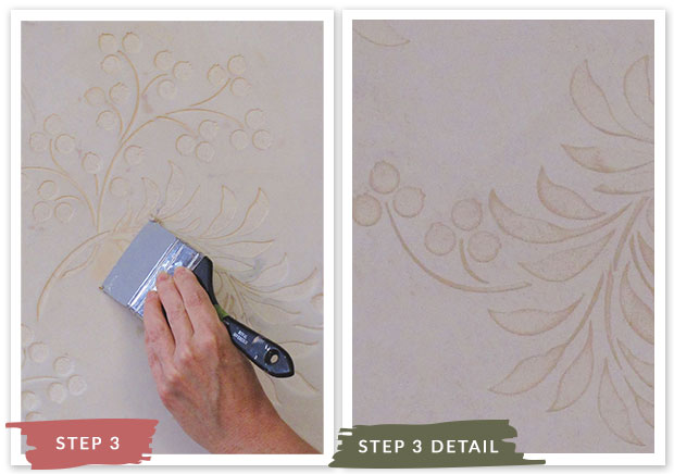 Royal Recipe: How to Stencil a Frosted Floral Vine Design