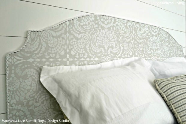 6 DIY Stenciled Headboard Ideas for Your Easy Bedroom Makeover