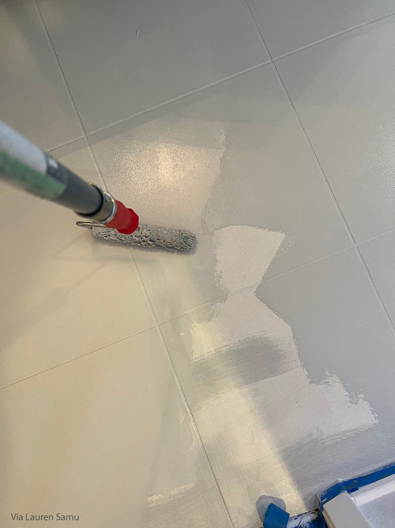 painting ceramic tile floors