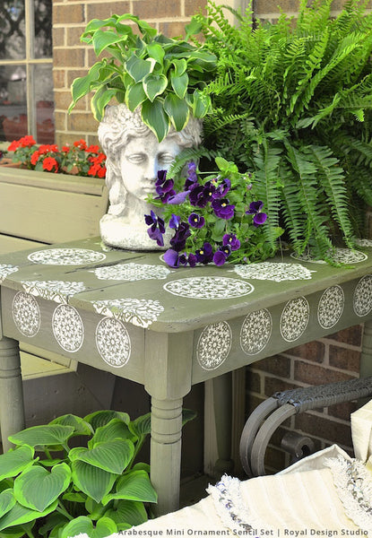 11 DIY Outdoor Stencil Projects for Summertime Fun using Royal Design Studio Stencils