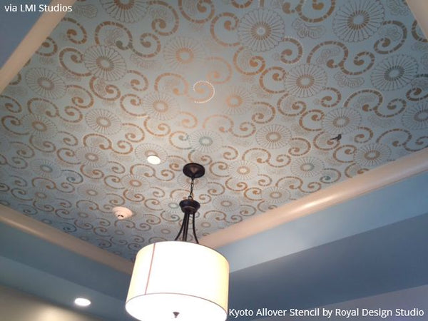 Ceiling Stencils 10 Elegant Diy Ideas To Decorate Your Ceiling