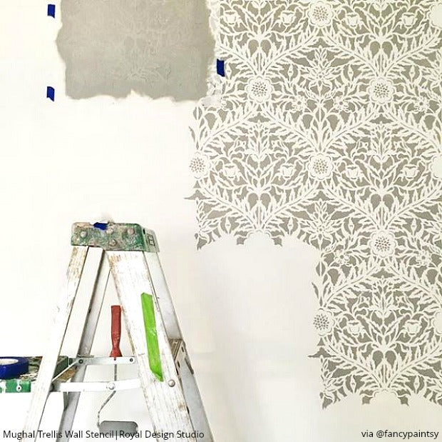 25 DIY Ideas for Your Room! Inspiring Home Decorating Projects with Wall Stencils & Floor Stencils from Royal Design Studio