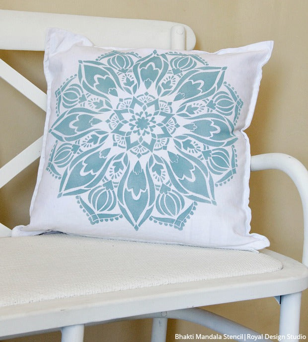 Top 3 Mandala Decorating and Stencil Ideas for DIY Home Decorating Projects [with VIDEO Tutorials!] - Royal Design Studio Stencils
