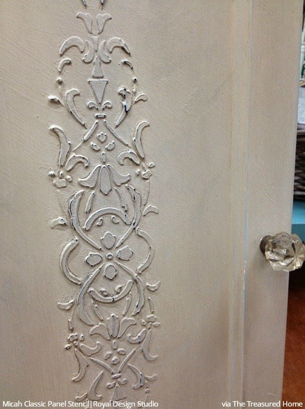 Open Up to Painting Your Door with Stencil Designs from Royal Design Studio - 7 DIY Decorating Ideas