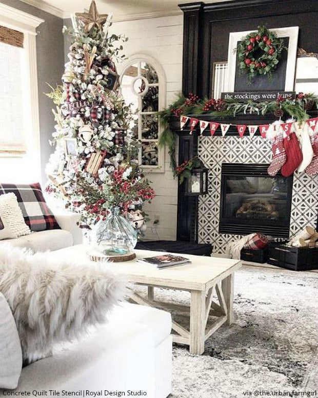 Deck the Halls this Christmas with Stencils