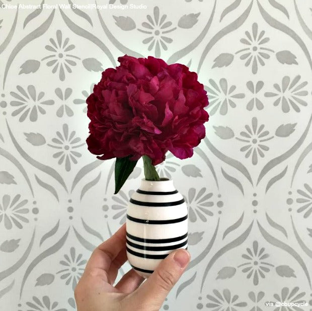 26 Easy DIY Decor Projects and Stencil Ideas from Creative Customers on Instagram - Wall Stencils, Floor Stencils, and Craft Stencils for Painting Home Decor from Royal Design Studio