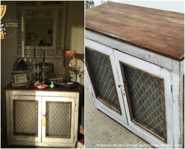 13 Easy DIY Ideas with Moroccan Furniture Stencils from Royal Design Studio