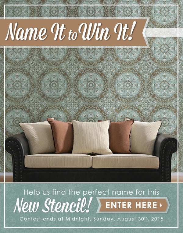 Gorgeous Tile Stencils that you can WIN if you NAME it! - Royal Design Studio Tile Stencils