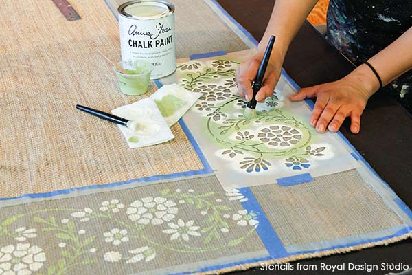 How To Paint A Custom Doormat With Chalk Paint