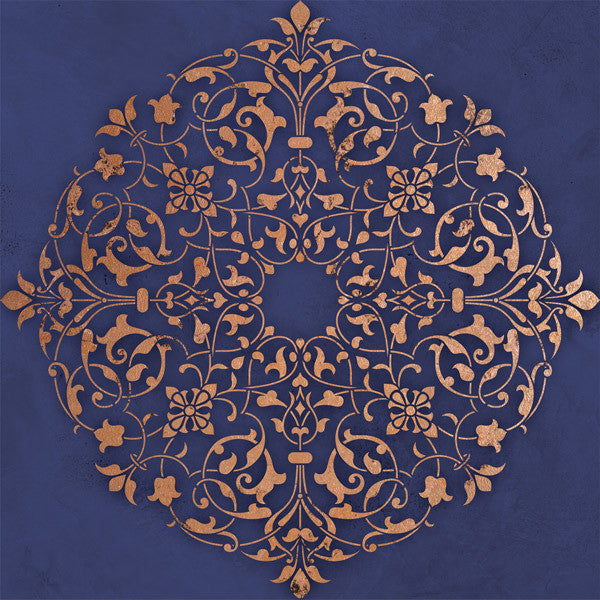 Arabesque Ceiling Medallion Stencil